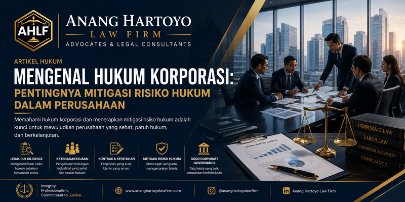 Mengenal Hukum Korporasi: Pentingnya Mitigasi Risiko Hukum dalam Perusahaan